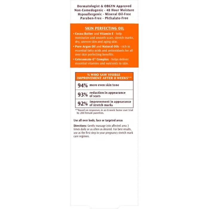 Palmer's Cocoa Butter Formula Skin Therapy Moisturizing Body Oil with Vitamin E & Pure Argan Oil, Deep Body Moisturizer for Dry, Damaged Skin, 5.1 Ounces - Image 3